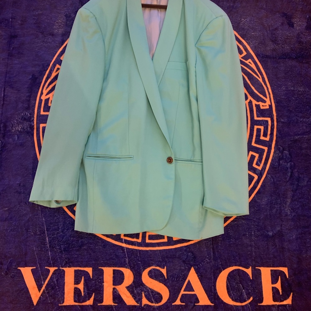 Vintage Teal Versace Blazer